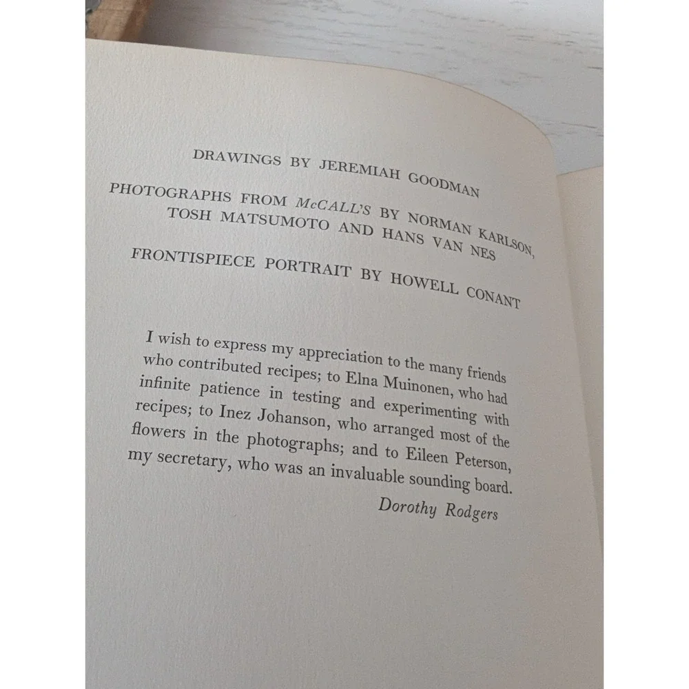 My‎ Favorite Things Dorothy Rodgers 1964 Decorating and Entertaining Guide